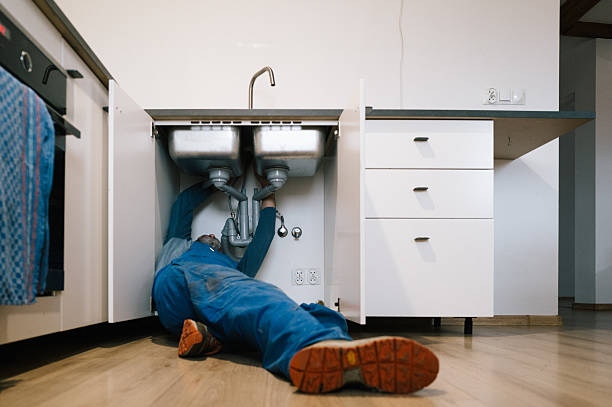 Professional Pipe Repair technician working in Falcon, KY